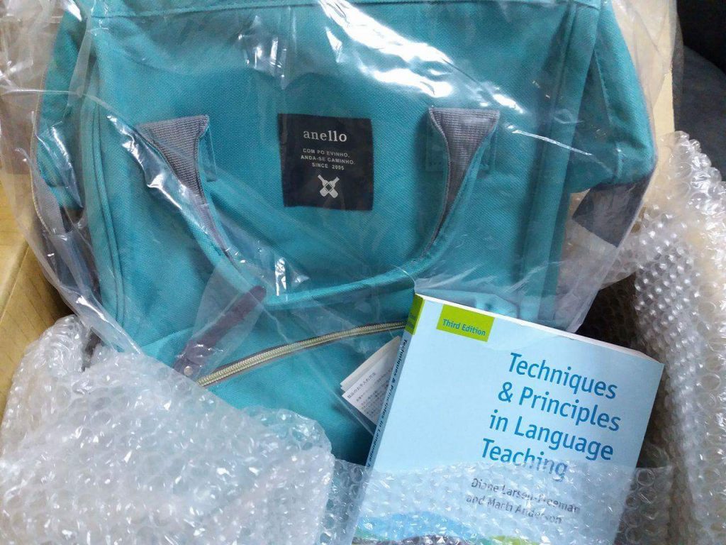 TEFL gear arrives | © myTEFL