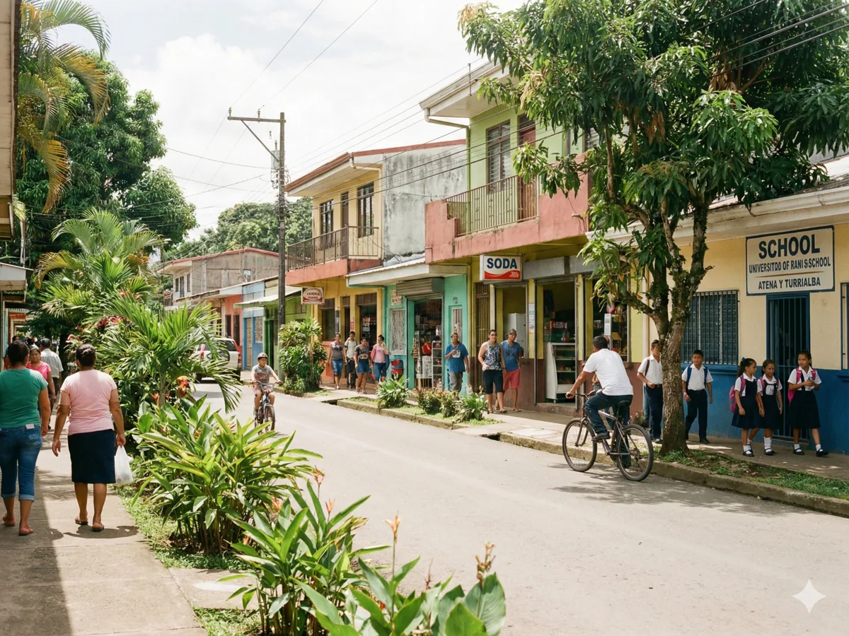 Tropical Costa Rican landscape