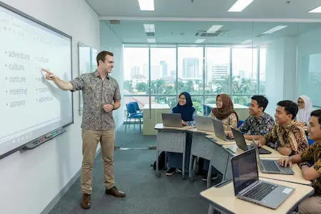 TEFL teacher leading a class in Indonesia | myTEFL Job Placement