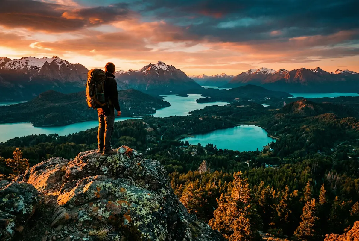 Alpine landscapes and mountain lakes in Bariloche, Patagonia, a TEFL internship destination with myTEFL