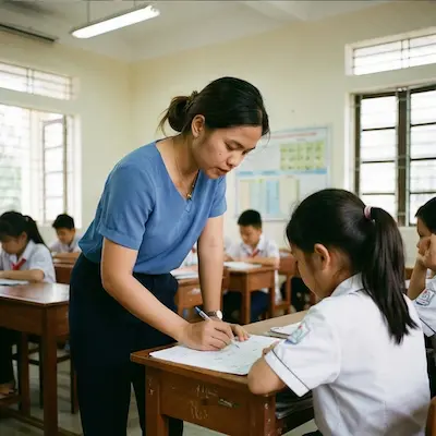 Rhea from the Philippines teaching English in Vietnam